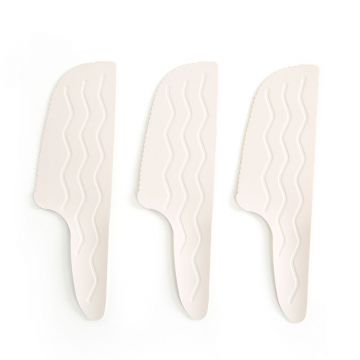 7.87英寸可降解纸蛋糕刀-白色