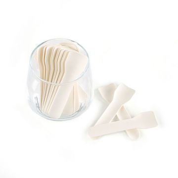 3.75英寸可降解纸质冰淇淋勺-白色