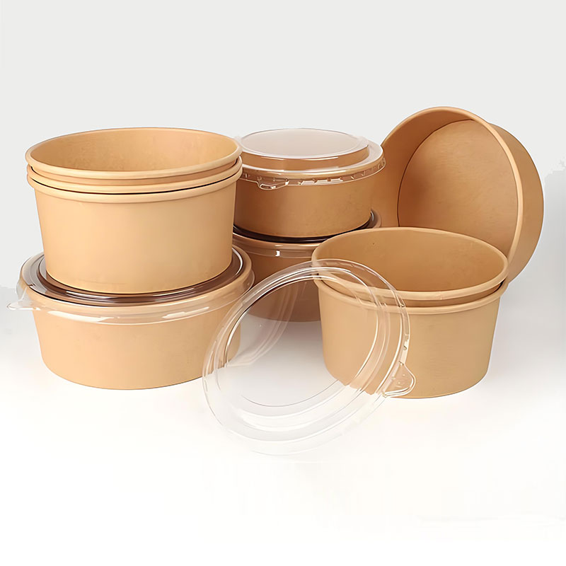 Takeaway paper bowls-Brown